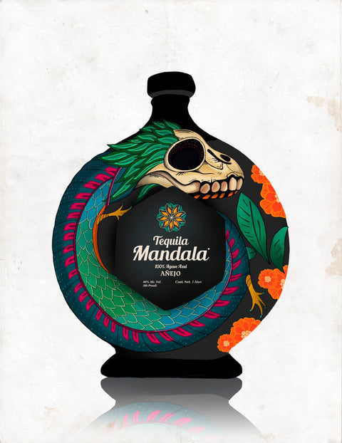 Tequila Mandala Día De Los Muertos 2023 Edition Tequila Tequila Mandala