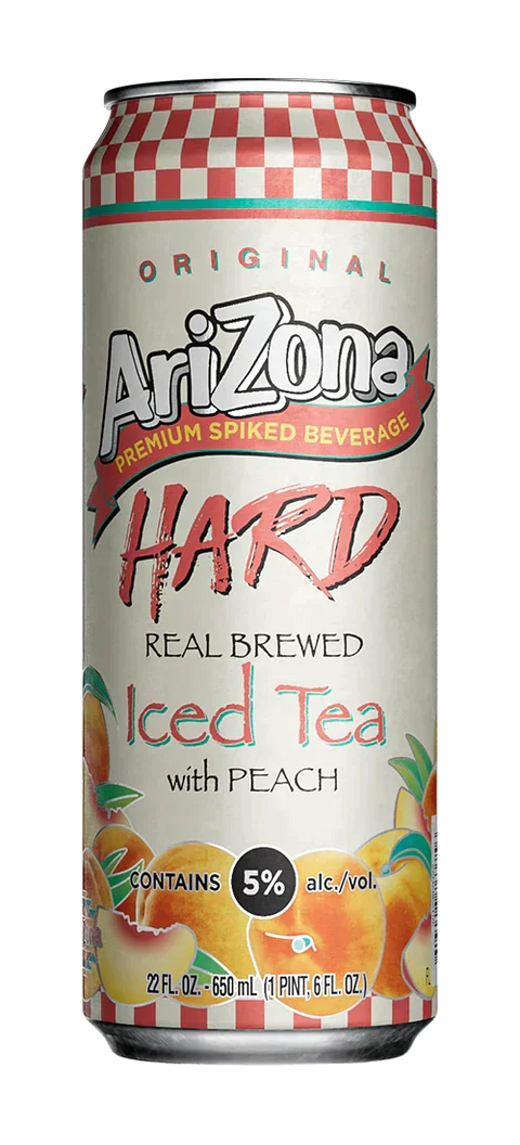 AriZona Hard Tea Iced Tea With Peach AriZona Hard Tea