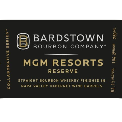 Bardstown Bourbon MGM Resorts Reserve Bourbon Bardstown Bourbon Company