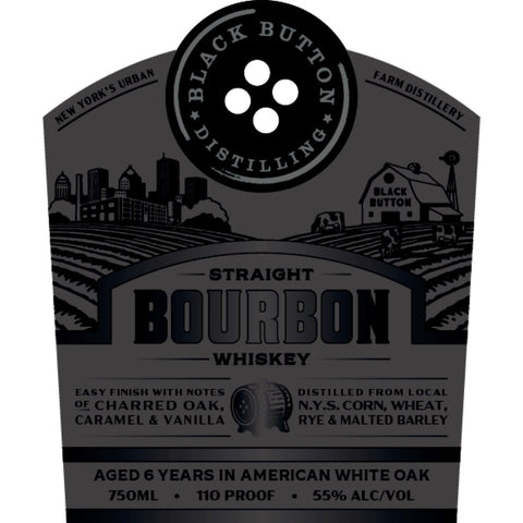 Black Button Straight Bourbon - Goro's Liquor