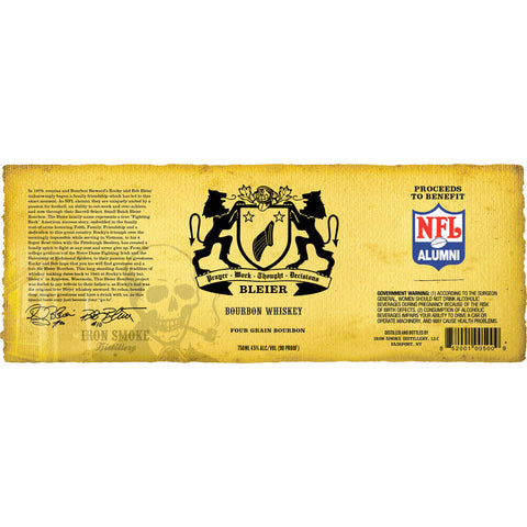 Bleier NFL Alumni Bourbon - Goro's Liquor