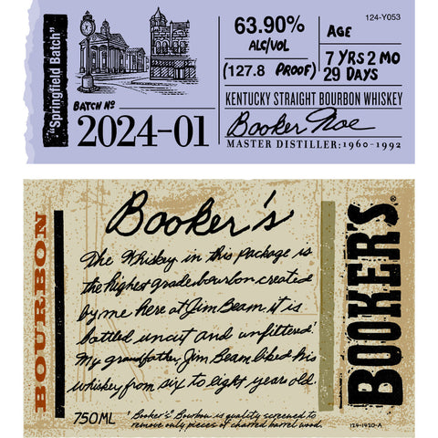 Booker's Bourbon 2024-01 “Springfield Batch” Bourbon Booker's