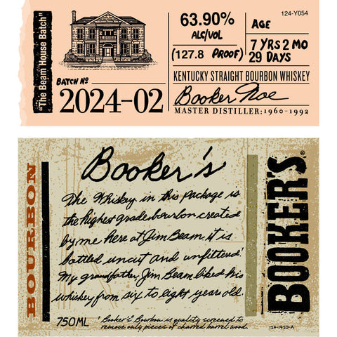 Booker's Bourbon 2024-02 “The Beam House Batch” Bourbon Booker's