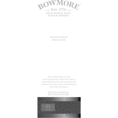 Bowmore 51 Year Old 1971 - Goro's Liquor