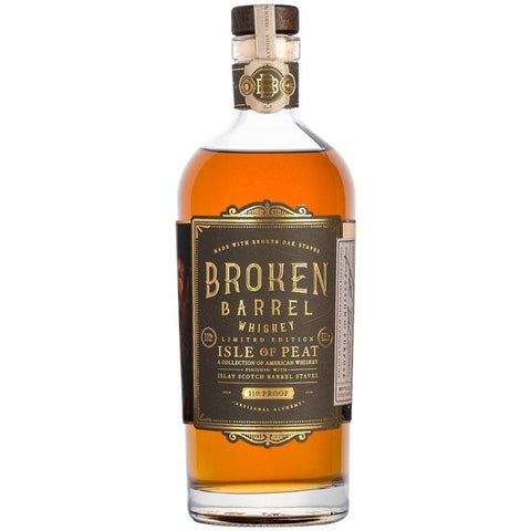 Broken Barrel Single Oak Isle of Peat American Whiskey Broken Barrel Whiskey