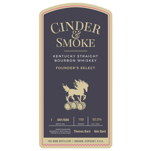 Cinder & Smoke Founder’s Select Bourbon - Goro's Liquor