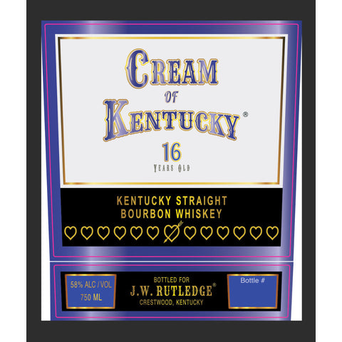Cream Of Kentucky 16 Year Old Bourbon Bourbon Cream Of Kentucky