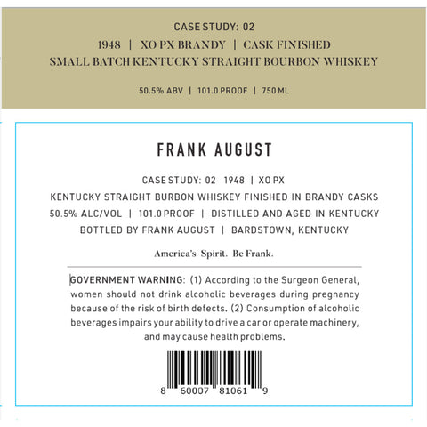 Frank August Bourbon Case Study: 02 - Goro's Liquor