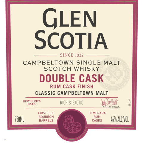 Glen Scotia Double Cask Rum Finish - Goro's Liquor