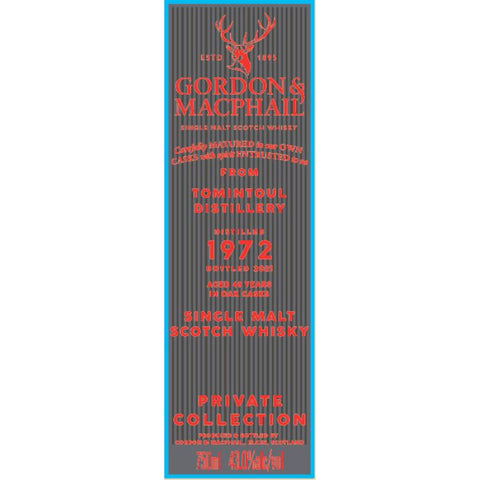Gordon & Macphail Tomintoul Distillery 48 Year Old Single Malt Scotch - Goro's Liquor