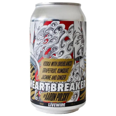 LiveWire Heartbreaker by Aaron Polsky Canned Cocktails Livewire Drinks
