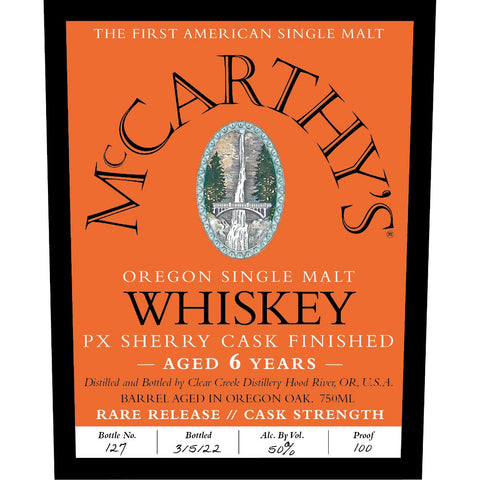 McCarthy’s 6 Year PX Sherry Cask Finished Single Malt - Goro's Liquor