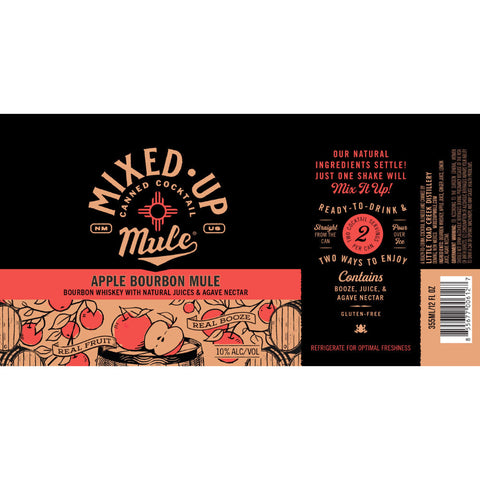 Mixed-Up Apple Bourbon Mule Canned Cocktail - Goro's Liquor