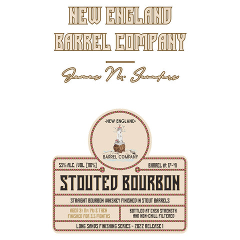 New England Barrel Company Stouted Straight Bourbon - Goro's Liquor