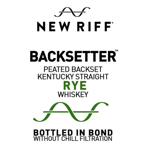 New Riff Backsetter Peated Backset Rye Whiskey Rye Whiskey New Riff Distilling