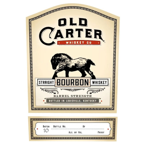 Old Carter Straight Bourbon Small Batch 10 - Goro's Liquor
