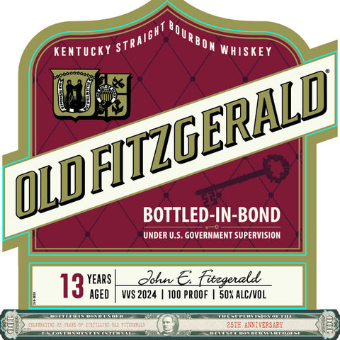 Old Fitzgerald 25th Anniversary Straight Bourbon Bourbon Old Fitzgerald