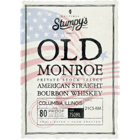 Old Monroe Private Stock Select Straight Bourbon - Goro's Liquor