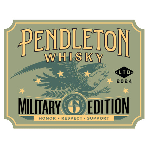 Pendleton Whisky 2024 Military Edition Canadian Whisky Pendleton Whisky