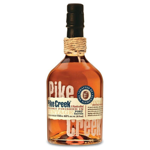 Pike Creek Whisky Finished In Port Barrels Canadian Whisky Pike Creek