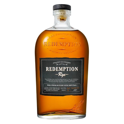 Redemption Rye Whiskey Rye Whiskey Redemption