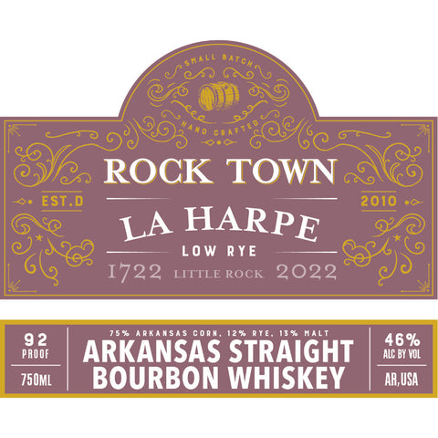 Rock Town La Harpe Arkansas Straight Bourbon - Goro's Liquor