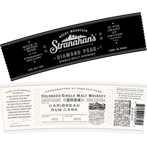 Stranahan’s Diamond Peak 2024 Edition American Whiskey Stranahan's