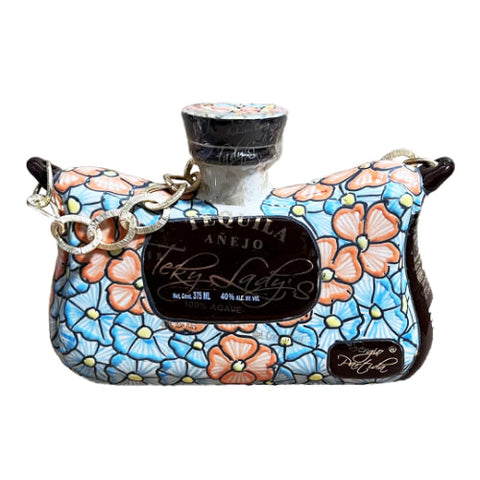 Teky Lady Ceramic Purse Añejo Tequila 375mL - Goro's Liquor