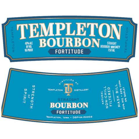 Templeton Bourbon Fortitude Bourbon Templeton Rye