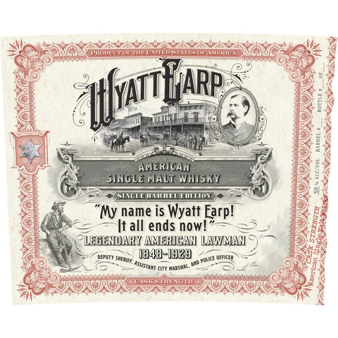 Wyatt Earp American Single Malt Whisky Single Malt Whiskey World Whiskey Society