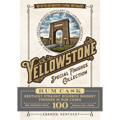Yellowstone Special Finishes Collection Rum Cask Bourbon Bourbon Yellowstone