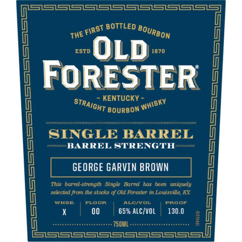Buy Old Forester Single Barrel Barrel Strength online from the best online liquor store in the USA.