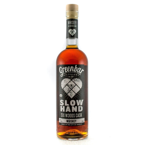 Slow Hand Six Woods Cask Organic Whiskey American Whiskey Greenbar Distillery