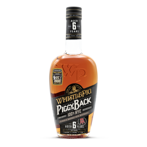 WhistlePig PiggyBack Single Barrel Rye: KFC Radio Bourbon WhistlePig