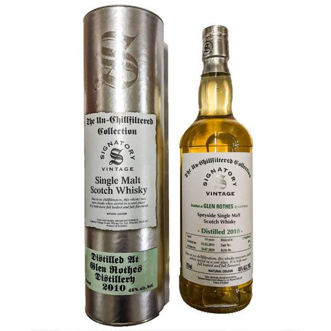 Signatory The Un-Chillfiltered Collection 10 Year Old Glenrothes 2010 - Goro's Liquor