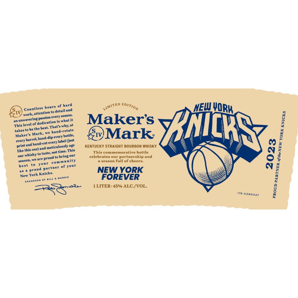 New York Knicks - In collaboration with Maker's Mark