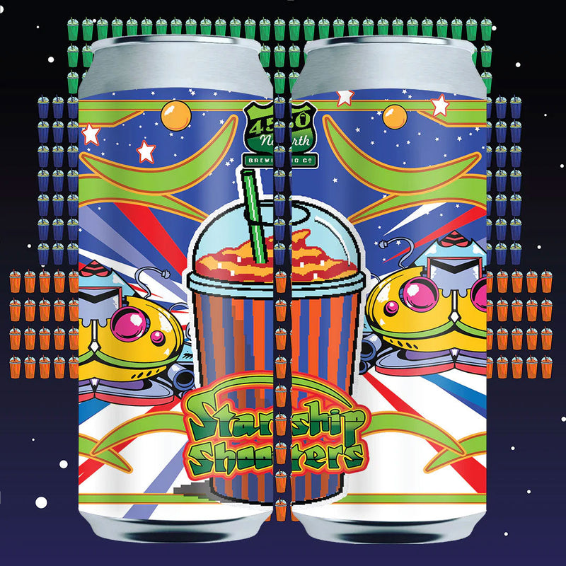 450 North Starship Shooters Slushy XXL 4PK - Goro&