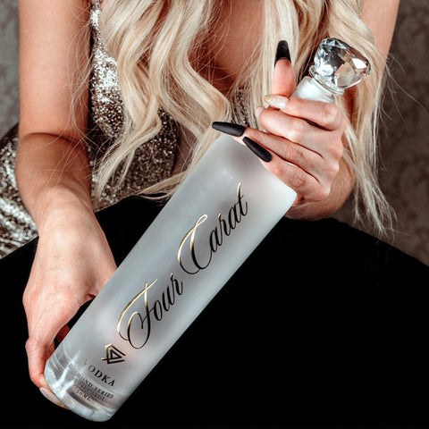 Four Carat Vodka Collectors Edition With Diamond Cut Closure - Goro's Liquor