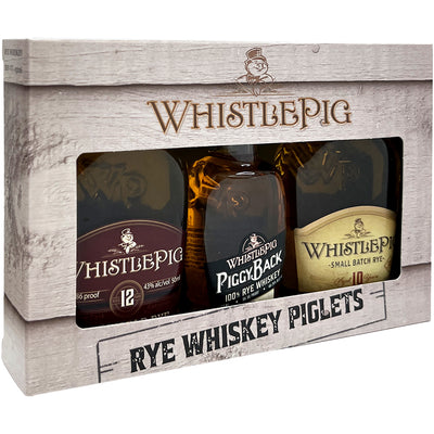 whistle pig rye whiskey piglets 3Pk 50ml - Goro's Liquor