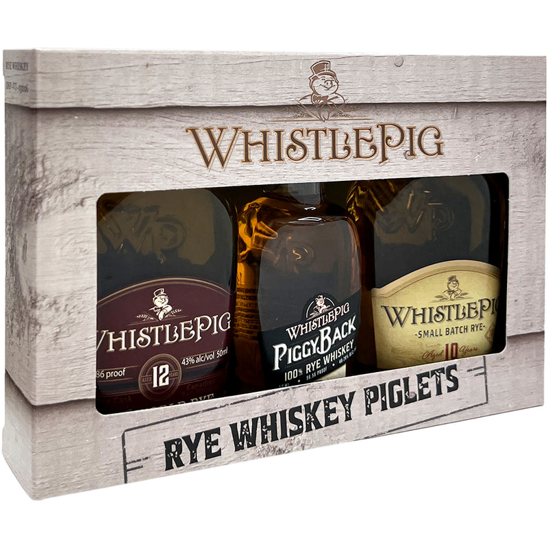 whistle pig rye whiskey piglets 3Pk 50ml - Goro&