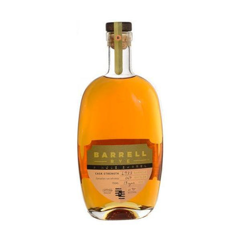 Barrell Rye Single Barrel Rye Whiskey Barrell Craft Spirits 