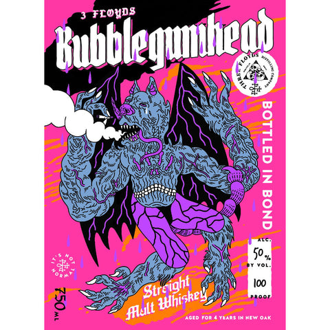 3 Floyds Bubblegumhead Bottled in Bond Straight Malt Whiskey - Goro's Liquor