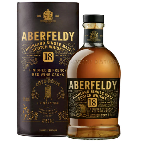 Aberfeldy 18 Year Old Limited Edition Côte Rôtie French Wine Cask Finish - Goro's Liquor