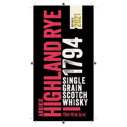 Arbikie Highland Rye 1794 2021 Release - Goro's Liquor