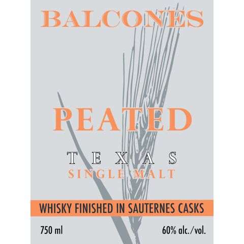 Balcones Peated Single Malt Finished in Sauternes Casks - Goro's Liquor