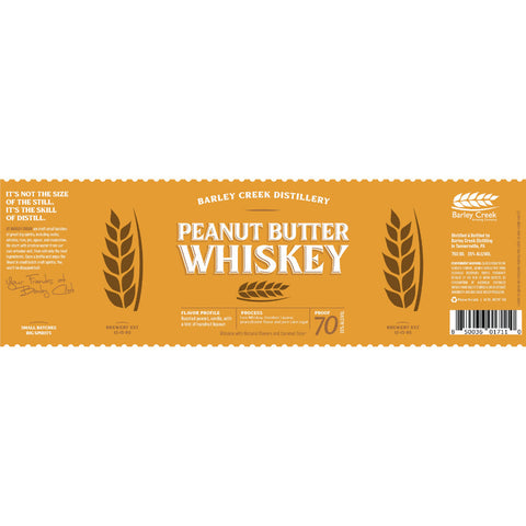 Barley Creek Distillery Peanut Butter Whiskey - Goro's Liquor