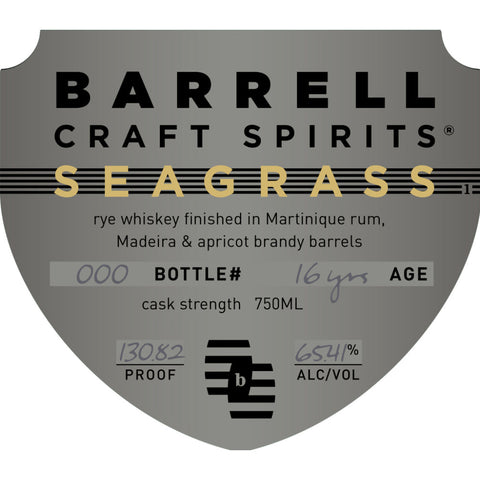 Barrell Craft Spirits Seagrass 16 Year Old Rye - Goro's Liquor