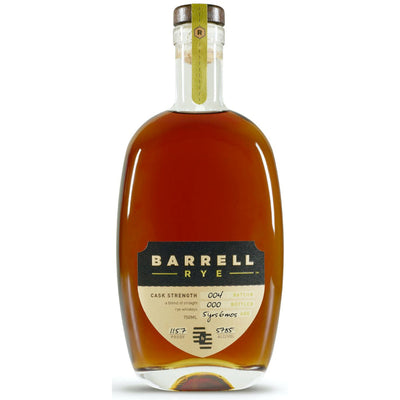 Barrell Rye Batch 004 - Goro's Liquor