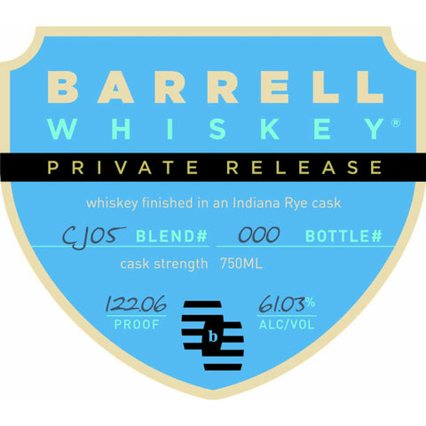 Barrell Whiskey Private Release CJ05 - Goro's Liquor