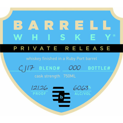 Barrell Whiskey Private Release CJ17 - Goro's Liquor